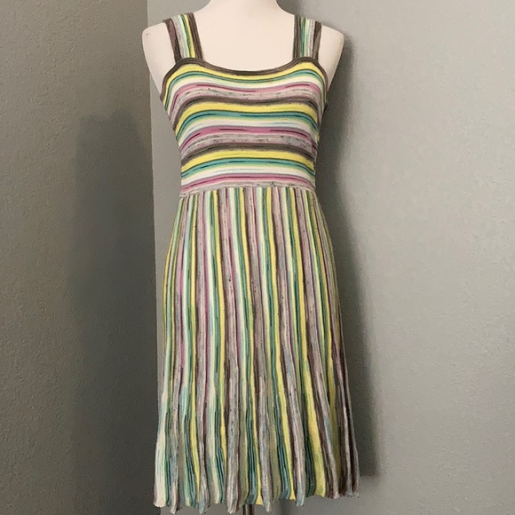 Missoni Dresses & Skirts - Authentic Missoni Striped Knit pleated Dress Small